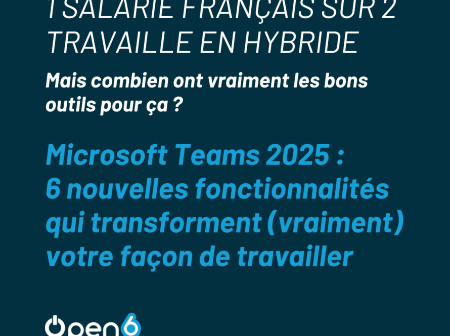 Microsoft Teams les meilleures nouvelles fonctionnalités pour 2025 - Open6